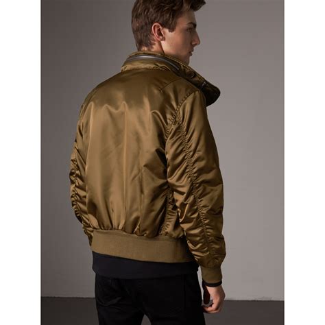 burberry bomber jacket mens|burberry nylon bomber jacket.